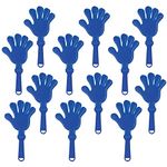 Beistle 12-Pack Hand Clappers, 7-1/2-Inch, Blue