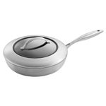 SCANPAN Saute Pan, Stainless Steel, Silver, 65102800