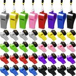 Yunsailing 32 Pack Plastic Whistles