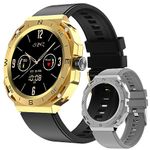 Maxima Raptor 1.39" HD Round Smart Watch for Men & Women with Premium Dual Metallic Case & Inbuilt Compass, Bluetooth Calling Smart Watch, 650 Nits, Extended Battery Life, Rotating Crown Smartwatch