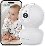 Vimtag 8211 4MP CCTV Camera for Home WiFi Camera 360 Degree 2.5K Security Camera for Shop Indoor Baby Pet, Night Vision, 2-Way Audio, Cloud Storage/SD Card Support, 2 Years Warranty, White