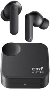 CMF Buds 2a Wireless Earbuds 2025 New Active Noise Cancelling 42dB Hybrid ANC Bluetooth Headphones, 12.4mm Dynamic Driver for Big Bass, 4 Mic Clear Calls, Sport Ear Buds for iPhone, Android, Dark Grey