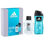 Adidas Ice Dive Gift Set For Him, 100ml Eau De Toilette & 250ml Shower Gel