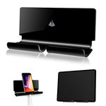 TXEsign Adhesive Wall Tablet Holder Mount Stand for Tablet Smartphones eReader Wall Holder Mount (Black)