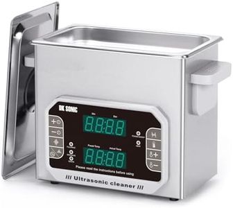 DK SONIC Ultraschallreiniger 3L,120W Ultraschallreinigungsgerät mit Timer, Heizung und Touch-Steuerung, vielseitig einsetzbar für Brillen, Ketten, Uhren (inkl. Korb)