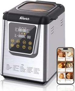 Bread Maker Stainless Steel Bread Machine, With App Control, Built-in Scale