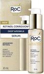 RoC Retinol Correxion® Deep Wrinkle Retinol Face Serum with Ascorbic Acid, Daily Anti-Aging Skin Care Treatment for Fine Lines, Dark Spots, Acne Scars, 30 ML