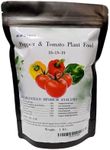 Tomato Fertilizer 1 kg - Pepper & Tomato Plant Food 10-15-19 with Minerals (The Professional's Choice) (Pepper & Tomato Plant Food 1kg)