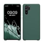 kwmobile Case Compatible with Huawei P30 Pro Case - TPU Silicone Phone Cover with Soft Finish - Forest Green