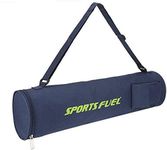SportsFuel Yoga Mat Cover Bag | Yoga Mat Cover | Cover for Yoga Mat with Strap & Drawstring for Men & Women | Lightweight & Washable Cover for Yoga Mat | Yoga Mat Cover Bag with Pockets (Green)