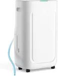 Dehumidifier,5000 Sq.Ft 80 Pint Dehumidifier for Basements,1.72 gallon Water Tank Dehumidifiers for Home,Dehumidifier with Drain Hose,Timer,Drain Hose,Humidity Display and Silent Mode
