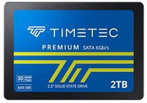 Timetec 2TB SSD 3D NAND QLC SATA III 6Gb/s 2.5 Inch 7mm (0.28") Read Speed Up to 550 MB/s SLC Cache Performance Boost Internal Solid State Drive for PC Computer Desktop and Laptop (2TB)