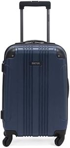 Kenneth Cole REACTION Out of Bounds Lightweight Hardshell 4-Wheel Spinner Luggage, Naval, 20-Inch Carry On, Out of Bounds
