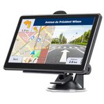 GPS Navigator for Car Truck RV, 7-inch Car GPS with 2024 Map (Free Lifetime Updates), Truck GPS Support Smart Real Voice Guidance/Speed and Red Light Warning/Custom Truck Routing (GPS 7inch)