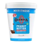 MYFITNESS High Protein Peanut Butter Smooth 1kg | Dark Chocolate Peanut Butter With Added Whey | 26g Protein | Tasty Nut Butter Spread | Gluten Free | Zero Trans Fat| Vegan| Peanut Butter Creamy