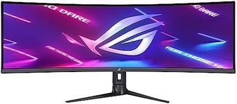 ASUS ROG Strix XG49WCR Super Ultra-wide Gaming Monitor/49”, Double QHD 32:9(5120 x 1440),Curved, 165Hz OC (above 144Hz), ELMB Sync, DisplayHDR 400, 90% DCI-P3, DisplayPort 1.4, USB Type-C, BLACK