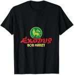 Bob Marley Exodus Lion Black T-Shir