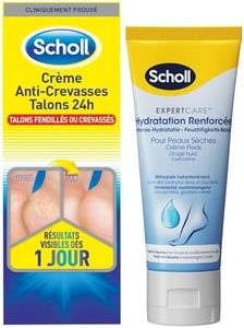 Scholl Crème Anti-Crevasses Talons 60ml et Crème Pieds Hydratante Adoucissante 75ml