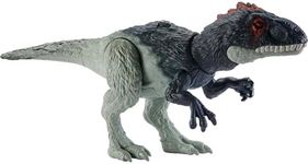 Jurassic World Wild Roar Eocarcharia - Medium Dinosaur Toy Figure with Roar Sounds, Specific Attack Movement and AR Experience, for Children from 4 Years, HLP17