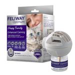 FELIWAY Plastic Optimum Cat, Enhanced Calming Pheromone Diffuser, 30 Day Starter Kit (48 Ml), Translucent