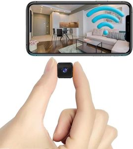 Mini Indoor Security Wireless Home Camera Small Outdoor WiFi Pet Cameras,2024 Upgraded 1080P Tiny Nanny Cam, Wide Angle,Night Vision, Home Indoor Outdoor Camera, No Need WiFi Camera,For Home Security