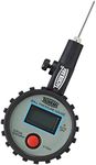 Tachikara DIGI-Guage Digital Air Pressure Gauge, Black