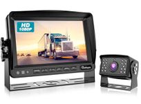 eRapta HD Car Reversing Camera Kit, 7''1080P Reversing Monitor+IP69 Waterproof Rear View Camera,Sharp CCD Chip, 100% Not Wash Up,Truck/Semi-Trailer/Box Truck/RV