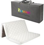 TotEase Travel Cot Mattress – Superior Comfort, Foldable and Portable Baby Mattress & Toddler Travel Bed – Lightweight, Easy to Clean Portacot Mattress, Perfect for Home, Travel, and Camping