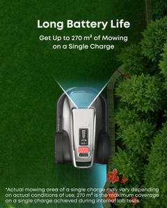 eufy E15 Robot Lawnmower – Automatic Smart Grass Cutter