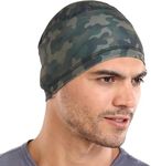 Tough Headwear Cooling Skull Cap for Men - Hard Hat Liner Cycling Caps, Helmet Liner for Motorcycle - Military Camo