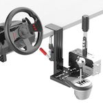 Universal Desk Mount For Racing Sim Shifter & Handbrake Compatible With Logitech G Driving Force Shifter, Thrustmaster TH8A Shifter&TSS Handbrake,Fanatec ClubSport Shifter&Handbrake,USB Handbrake