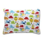 KRADYL KROFT Toddler Pillow with 100% Cotton Removable Cover - 20 X 15 Inches | Children Pillows | Baby Pillows - Travel Times