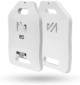 Northgym 3D Weight Plate Pairs 5.75,8.75 or13.75 lbs - Additional Weight for Weight Vests and Plate Carrierss, Optimized Weight Distribution, Powder-Coated Steel