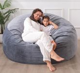 [Velvet Fabric] Large Bean Bag Chai