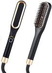 Electric Heated Beard Straightener Comb - Hot Brushes for Beard Care and Hair Styling, Portable Ionic Hair Straightening, Best Christmas Gifts for Men and Women
