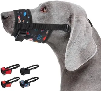 CollarDirect Dog Muzzle - Updated Design Adjustable Soft Breathable Tribal Nylon Dog Mouth Guard Cover for Small, Medium and Large Dogs, Anti Chewing, Barking & Biting (L/XL, Pattern 2)
