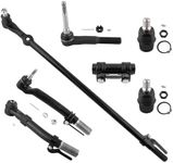 BOXI (Set of 7) Front Outer Tie Rods Drag Link Adjusting Sleeve Lower Ball Joints Fit for Ford F-250 F-350 Super Duty 2005-2016 4WD Models | Replace DS300008 ES3420S ES80754 ES80755 DS80749 K8607T