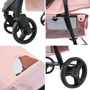 My Babiie MB30 Pushchair – Pink Leopard Print Stroller