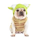 Star Wars for Pets Yoda Costume for Dogs, Extra Small (XS) | Hooded and Comfortable Green Yoda Dog Costumes for All Dogs | Dog Halloween Dog Costume for Small Dogs | See Sizing Chart for More Info