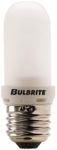 Bulbrite Q100FR/EDT 100-Watt Dimmable Halogen, JDD Type Tubular T8, Medium Base, Frost [2 Pack]