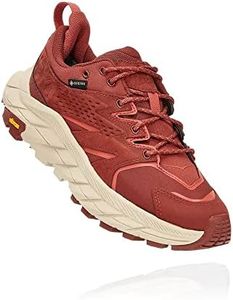 HOKA ONE ONE Women's Trail Running Shoes Hoka W Anacapa Low GTX, Cherry Mahogany Hot Sauce, 7.5 US
