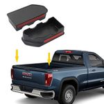 RMOURTEKK Bed Rail Stake Pocket Covers Compatible with GMC Sierra 1500/Chevy Silverado 1500 2019-2022 & Silverado/Sierra 2500/3500 HD 2020 2021 2022 Truck Tonneau Covers Stake Holes Caps Plugs(2 PCS)