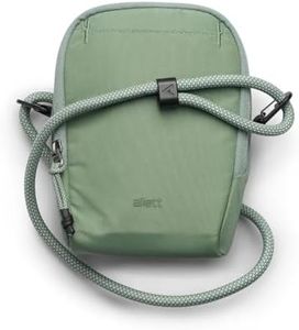 Allett Daily Rope Bag for Men & Women | Lightweight 1.2L Minimal Sling with Adjustable Paracord Strap, Water-Resistant Recycled Nylon, Secure Passport Sleeve, Quick-Access Pocket | Sage Green