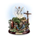 The Bradford Exchange Thomas Kinkade's 'Visions Of Christ' Glitter Globe – Faith-inspired handcrafted glitter globe inspired by Thomas Kinkade art with sculptural portrayals of Jesus. Plays melody