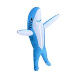 Inflatable Costume, Cute Shark Costume, Funny Halloween Costume for Party, Event, Gifts