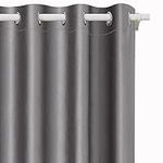 CZL Grey 100% Blackout Curtains for