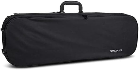 PURE GEWA Étui pour violon en noir/gris clair 1/4