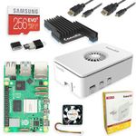 CanaKit Raspberry Pi 5 Starter Kit MAX - Turbine White (256 GB Edition) (8GB RAM)