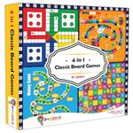 Popcorn Games & Puzzles Classic Board Games for Smart Kids|Help to Boost Decision Making,Strategic Thinking and Problem Solving (4 in 1)