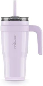 Reduce 24 oz Tumbler with Handle - Vacuum Insulated Stainless Steel Travel Mug with Sip-It-Your-Way Lid and Straw - Keeps Drinks Cold up to 24 Hours - Sweat Proof, Dishwasher Safe - OG Lilac Bud